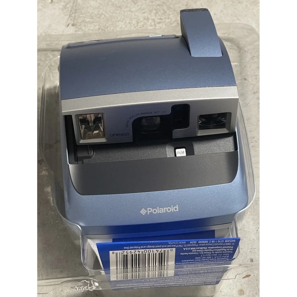 Polaroid One 600 Classic Instant Film Camera Blue New